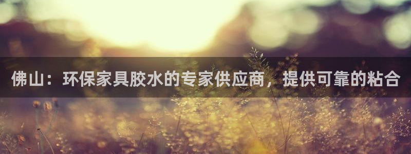 杏耀登入官网：佛山：环保家具胶水的专家供应商，提供可靠的粘合