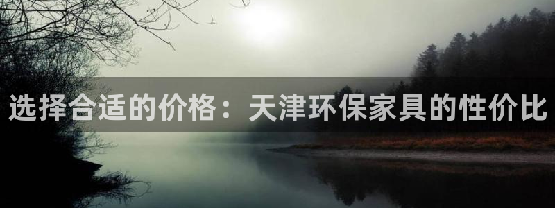 杏耀网页手机登录：选择合适的价格：天津环保家具的性价比